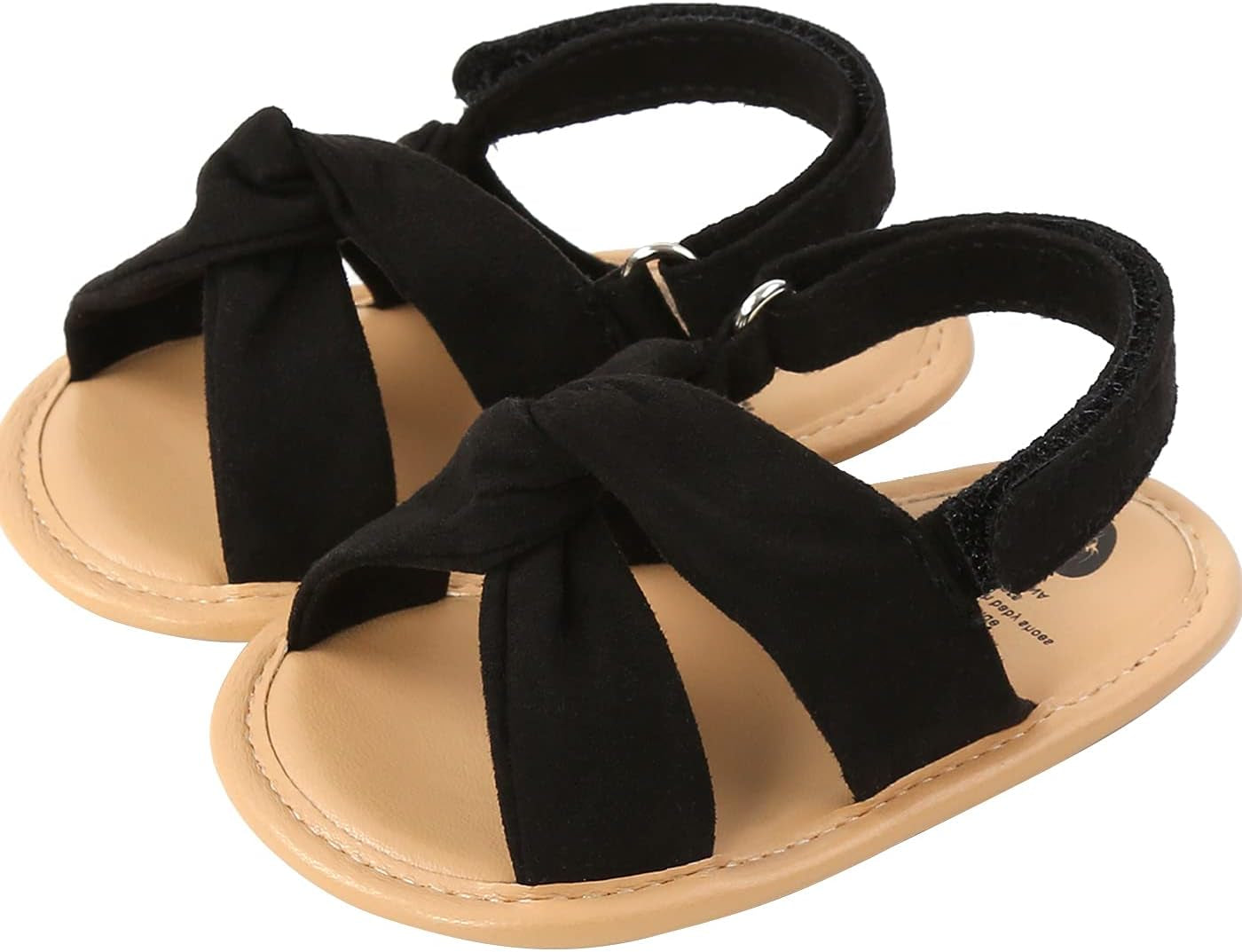 Breathable Summer Baby Girls Sandals Simple Style Solid Color Soft Sole Prewalker