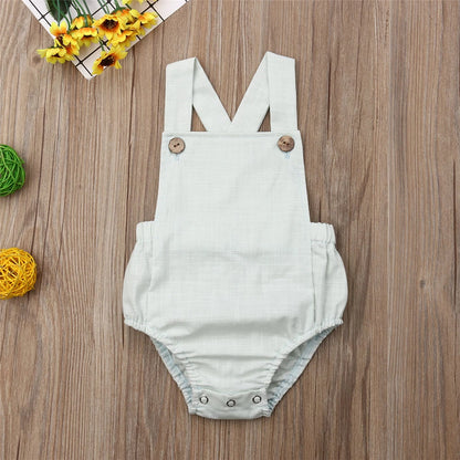 Wholesale Baby Romper Newborn Baby Girl Boy Summer Clothes Casual Baby Sleeveless Jumpsuits Toddler Playsuit One piece