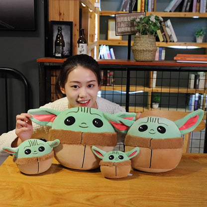 10/13Cm Disney Kawaii Plush Toys Baby Yoda Anime Cartoon Stuffed Toys Figure Doll Kawaii Star Wars Cute Toys for Children Gifts