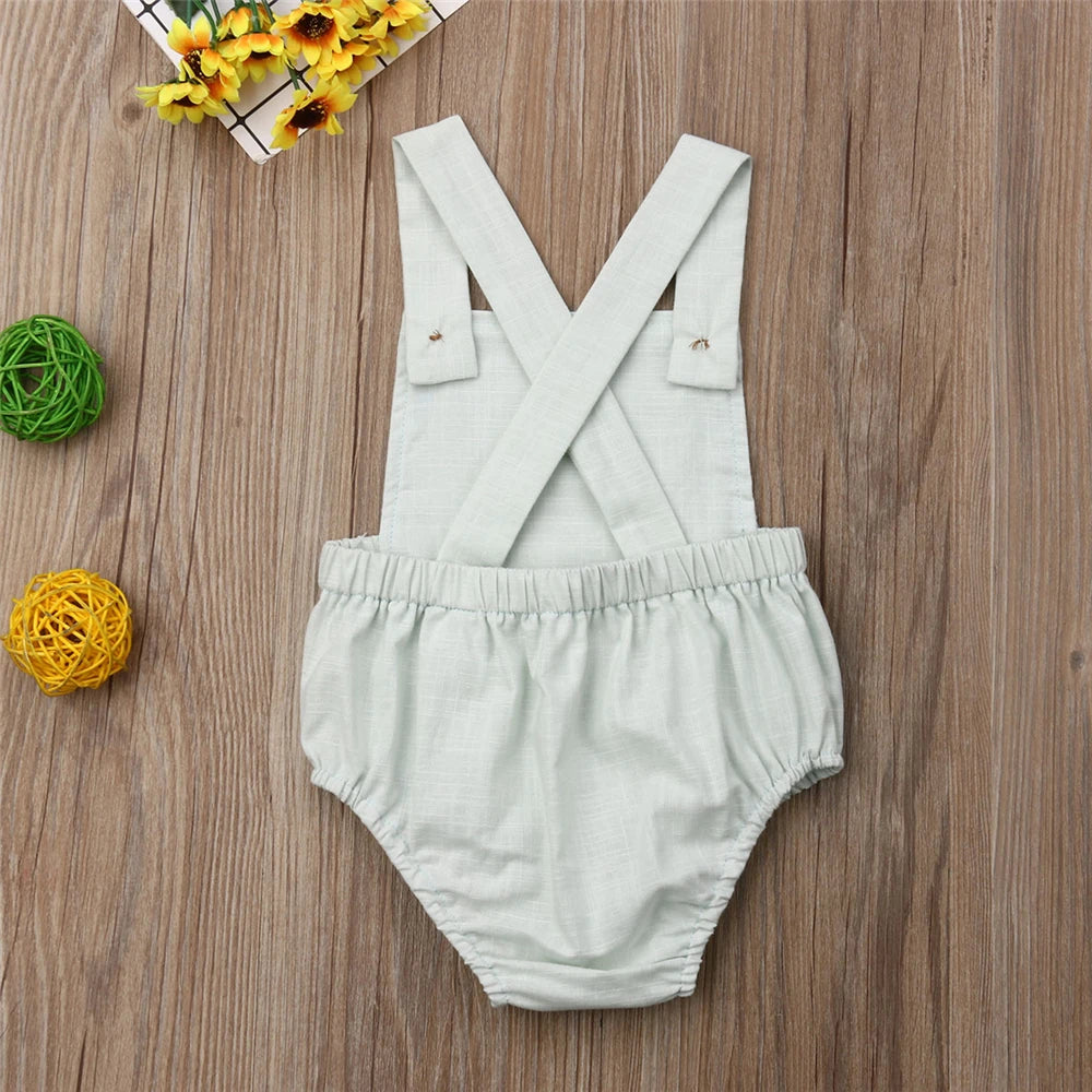 Wholesale Baby Romper Newborn Baby Girl Boy Summer Clothes Casual Baby Sleeveless Jumpsuits Toddler Playsuit One piece