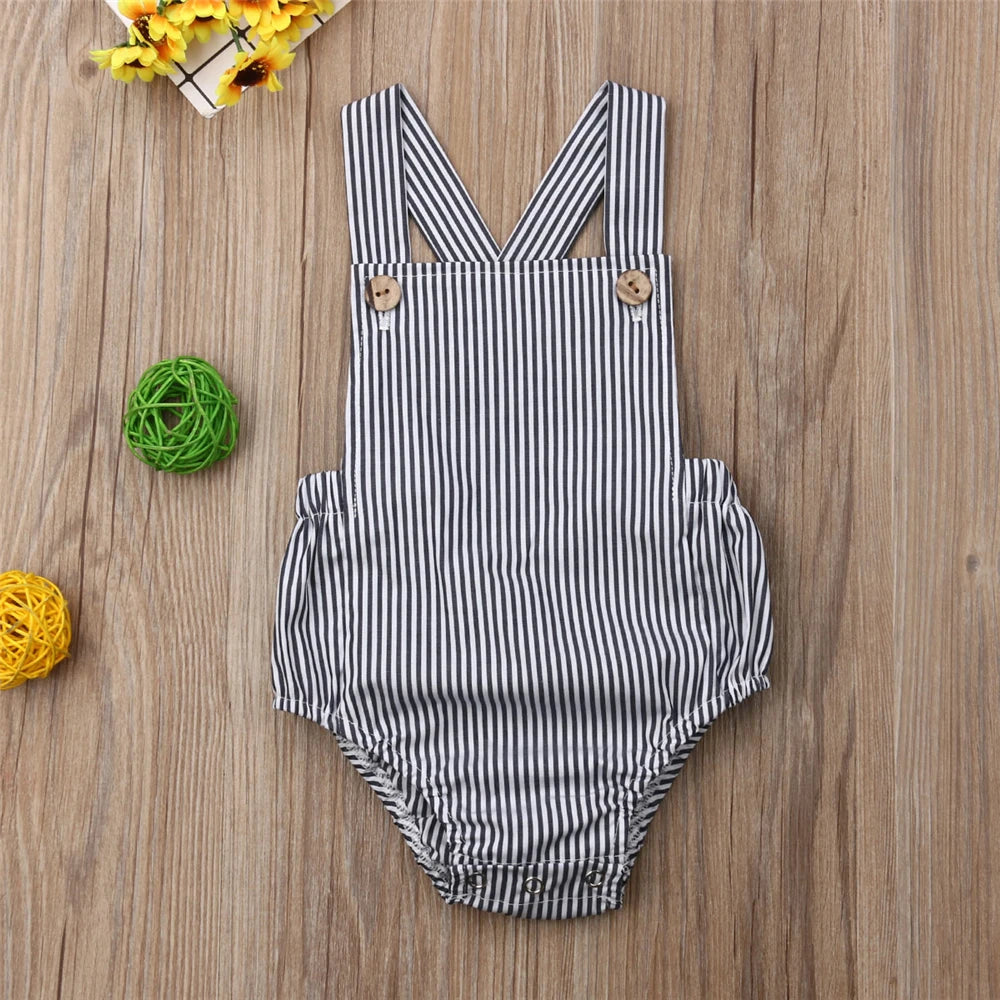 Wholesale Baby Romper Newborn Baby Girl Boy Summer Clothes Casual Baby Sleeveless Jumpsuits Toddler Playsuit One piece